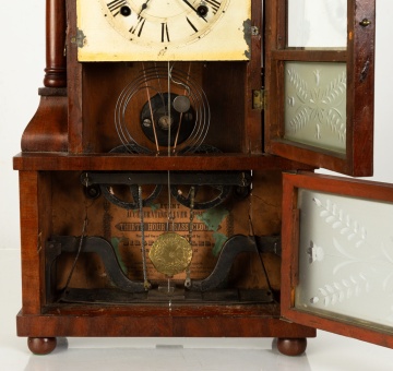 Birge & Fuller Miniature Steeple Wagon Spring Clock