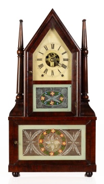 Birge & Fuller Candlestick Steeple Clock