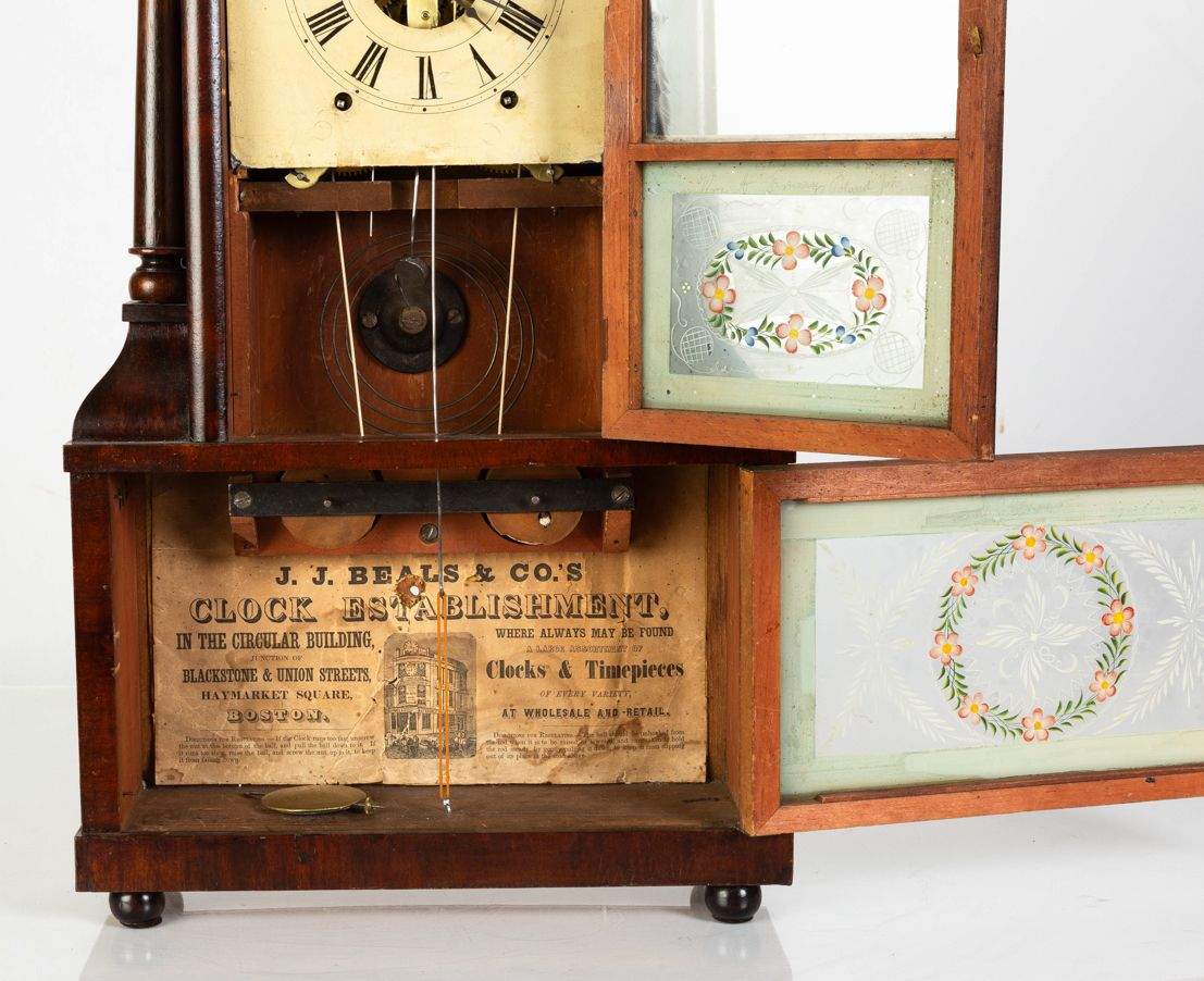 Birge & Fuller Candlestick Steeple Clock | Cottone Auctions