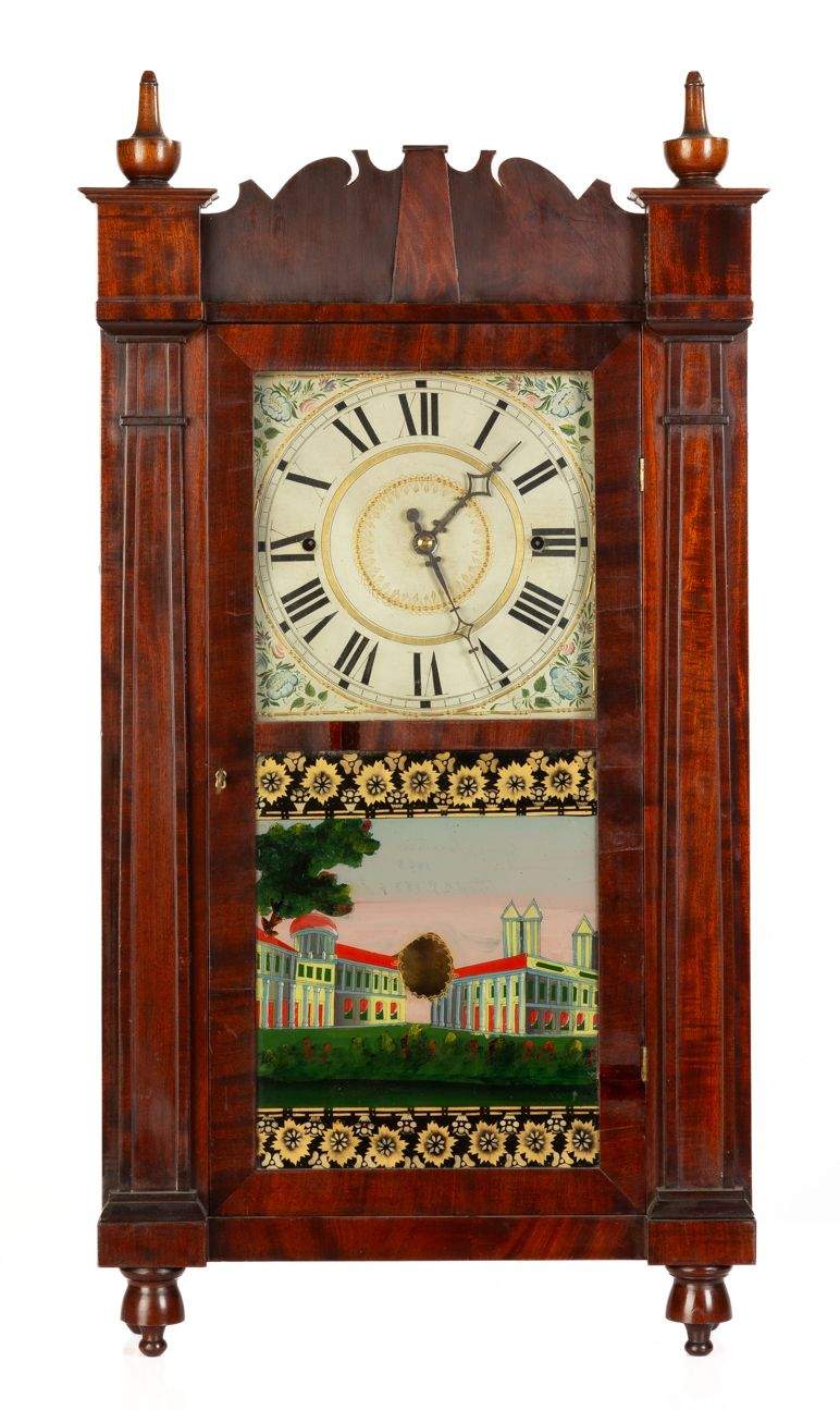 Rodney Brace Pilaster and Splat Shelf Clock | Cottone Auctions