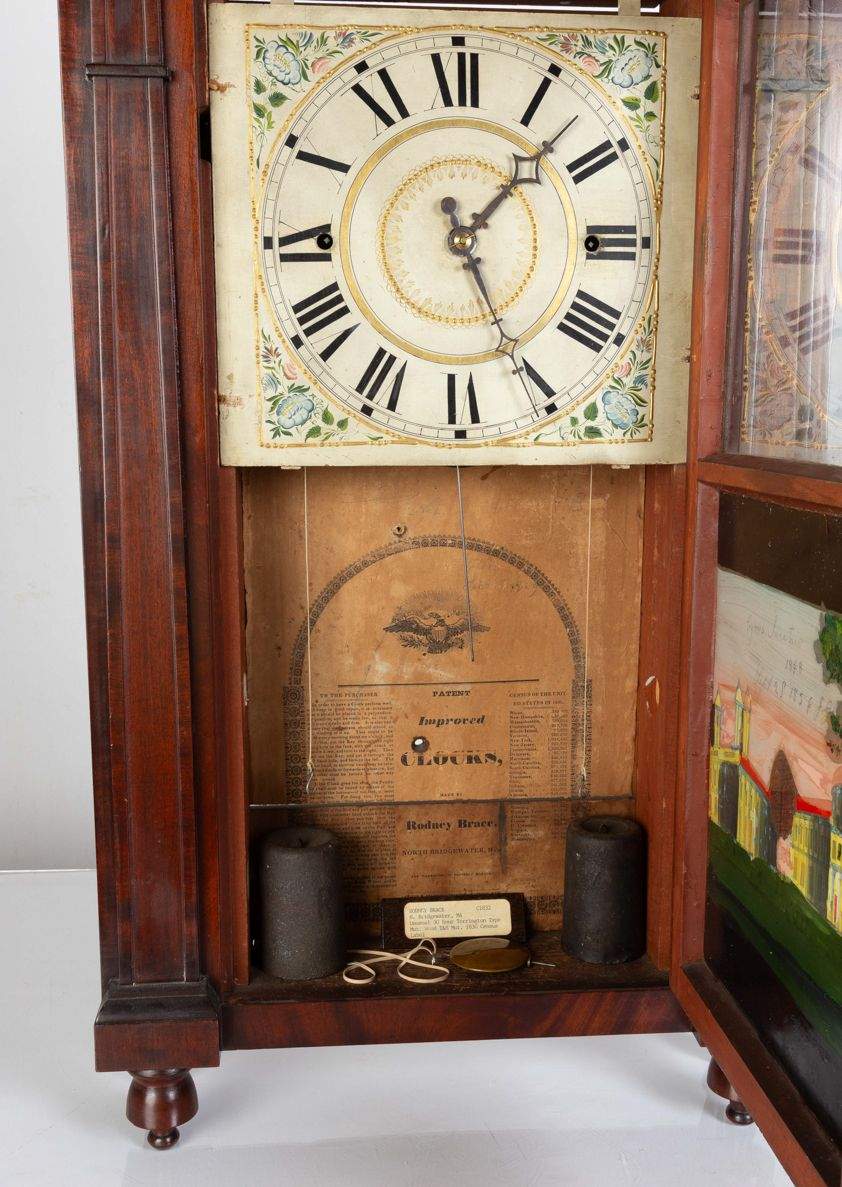 Rodney Brace Pilaster and Splat Shelf Clock | Cottone Auctions