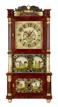 C & L.C. Ives Triple Decker Shelf Clock
