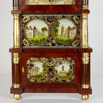 C & L.C. Ives Triple Decker Shelf Clock