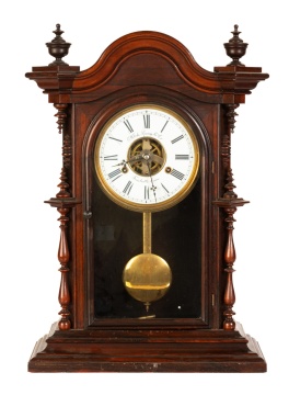E.N. Welch Manufacturing Co. Titiens Rosewood Shelf Clock