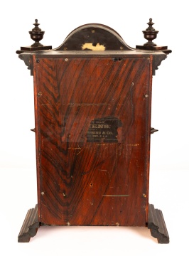 E.N. Welch Manufacturing Co. Titiens Rosewood Shelf Clock