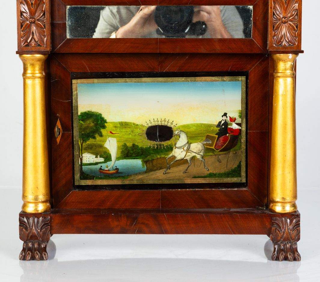Jerome & Darrow Empire Shelf Clock | Cottone Auctions