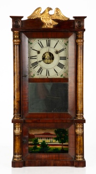 Forestville Manufacturing Co. Miniature Triple Decker Clock