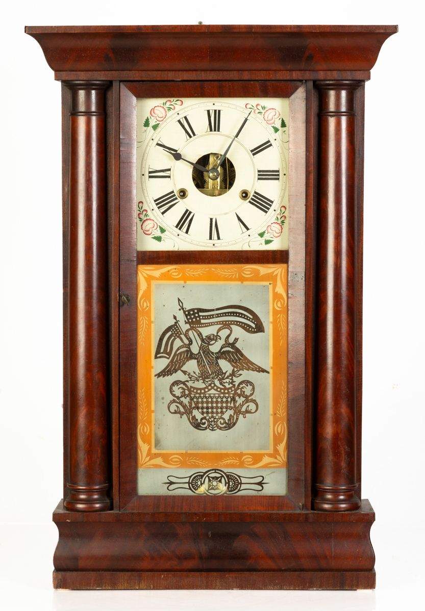 Birge & Fuller Column and Cornice Shelf Clock | Cottone Auctions