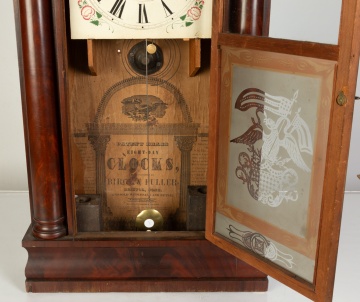 Birge & Fuller Column and Cornice Shelf Clock