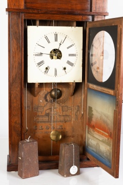 Chauncey Jerome Patent Case Shelf Clock