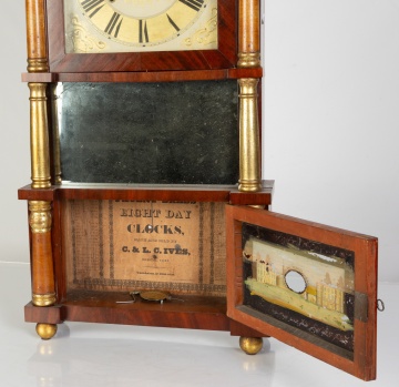 C. & L.C. Ives Triple Decker Shelf Clock