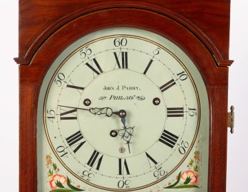 Extremely Rare American Musical Clock, John J. Parry, Philadelphia