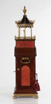 Rare Chinese- Made Automaton Bracket Clock