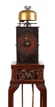 Rare 18th century Japanese Lantern Clock, or Dai Dokei, with Lunar Indication