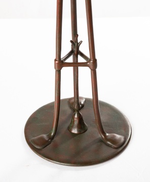 Tiffany Studios Blown-Out Candlestick with Snuffer