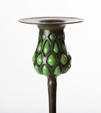 Tiffany Studios Blown-Out Candlestick