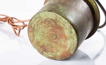 Tiffany Studios Bronze Lamp Base