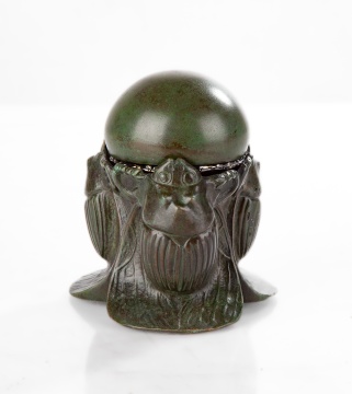 Tiffany Studios Scarab Inkwell