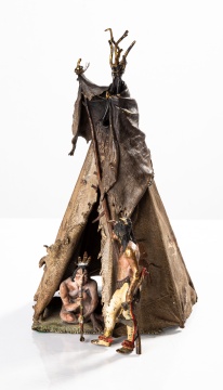 Franz Bergman (Austrian, 1861-1936), Teepee
