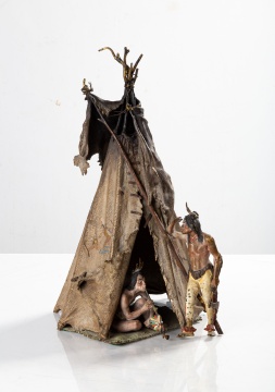 Franz Bergman (Austrian, 1861-1936), Teepee