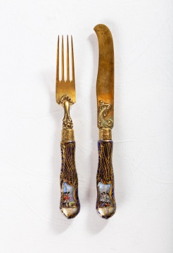 18th Century Meissen Fork & Knife