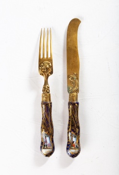 18th Century Meissen Fork & Knife
