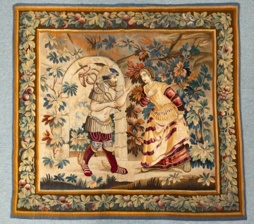 French Aubusson Tapestry of Mercury / Hermes
