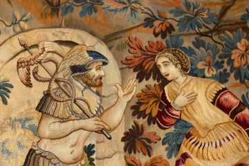 French Aubusson Tapestry of Mercury / Hermes