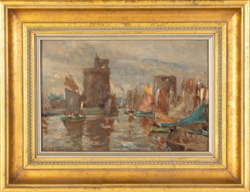 Colin Campbell Cooper (American, 1856-1937) "Basin La Rochelle"