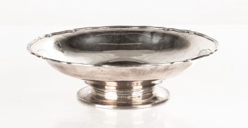 Joseph Saunders, London, 1735, Silver Footed Center Bowl