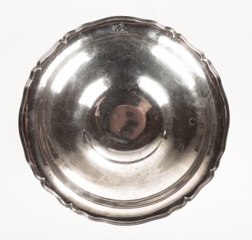 Joseph Saunders, London, 1735, Silver Footed Center Bowl