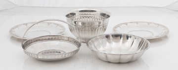 Group of Sterling Silver Bowls and Platters