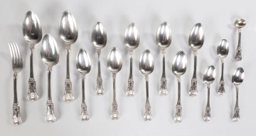 Scottish Sterling Silver Shell Patterned Flatware
