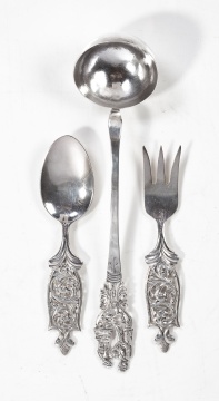 Three Silver Serving Pieces