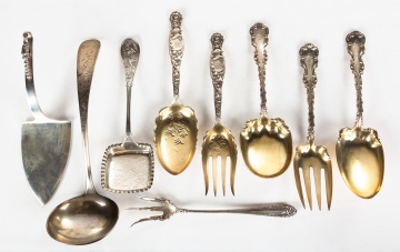 Group of Sterling Silver Serving Pieces