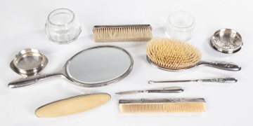 K. Uyeda (Japanese) Sterling Silver Dresser Set