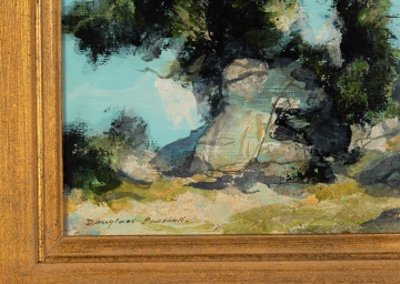 Douglas Parshall (American, 1899-1990) Tree and Large Rock