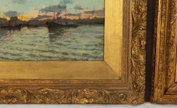 (2) Oscar Ricciardi (Italian, 1864-1935) Venetian Scenes