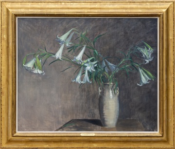 John Crealock (British, 1871-1959) Still Life with Lilies