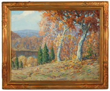 George J. Stengel (American, 1872-1937) Autumn Landscape