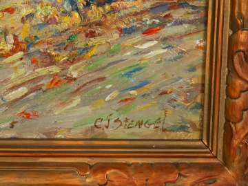 George J. Stengel (American, 1872-1937) Autumn Landscape