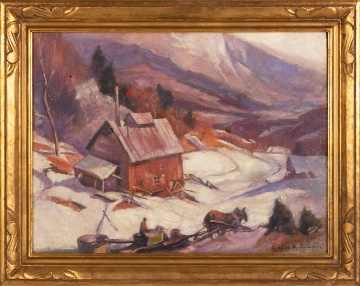 Emile A. Gruppe (American, 1896-1978) "Vermont Winter"