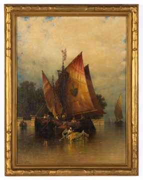 Andrew Fisher Bunner (American, 1841-1897) Venetian Scene