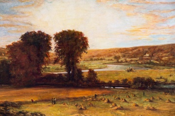 Marie Weger (German-American, 1882-1980) "Peace & Plenty" (After George Inness)