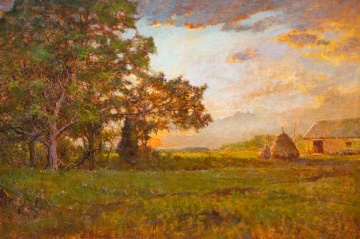 Arthur Turnbull Hill (American, 1868-1929) "Sunset East Hampton"