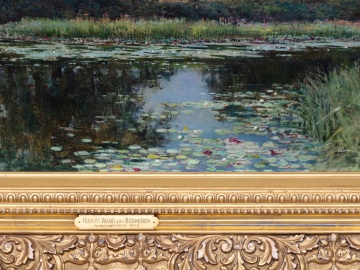 Robert Ward van Boskerck (American, 1855-1932) "Lilly Pond"