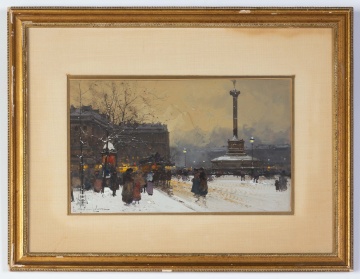 Eugene Galien-Laloue (French, 1854-1941) Palace de Bastille