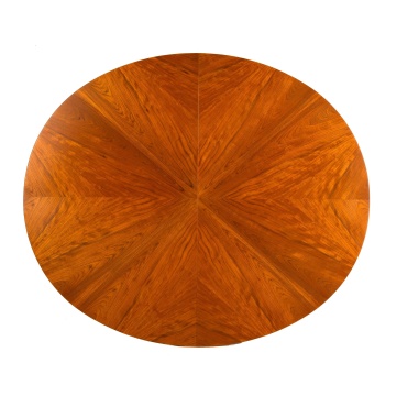 Finn Juhl (Danish, 1912-1989) Walnut Starburst Dining Table