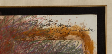 Theo Tobiasse (Israeli/French, 1927-2012) "Extravagant voyage autour d'une chambre"