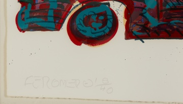 Frank Romero (American, b. 1941) Car